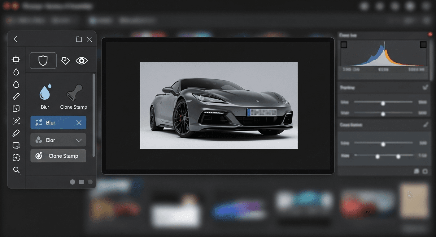 Jak ukryć tablice rejestracyjne na zdjęciach - przewodnik